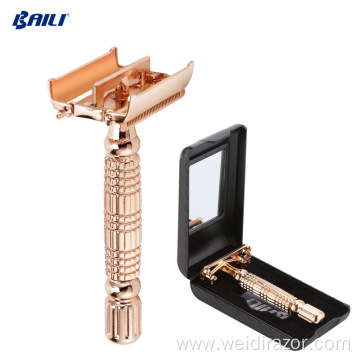 double edge razor blade baili butterfly safety razor